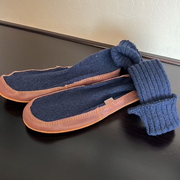 Acorn Men’s Wool and leather house socks-shoes, NWOT, size 12-13 - Picture 3 of 9